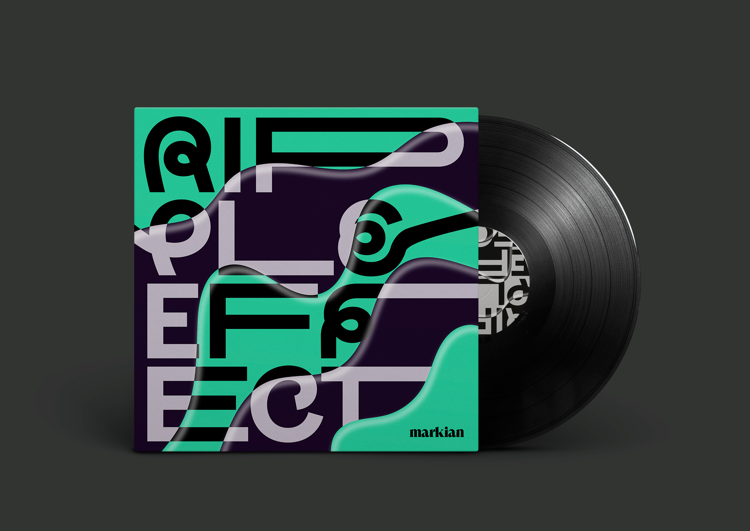Markian – Ripple effect, Branding, Vinyl Record PSD MockUp_02.jpg